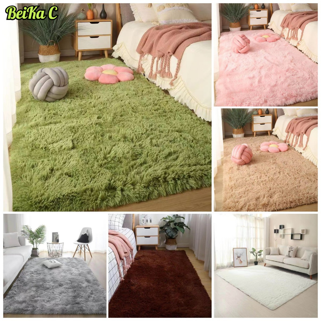 พรม พรหมปูพื้น ขนนิ่ม 200x300cm พรมปูพื้นห้องนอน 160/230 พรมปูพื้นห้องนอนขนาดใหญ่ พรมขนนุ่ม ห้องนั่งเล่น พรมห้องนอน
