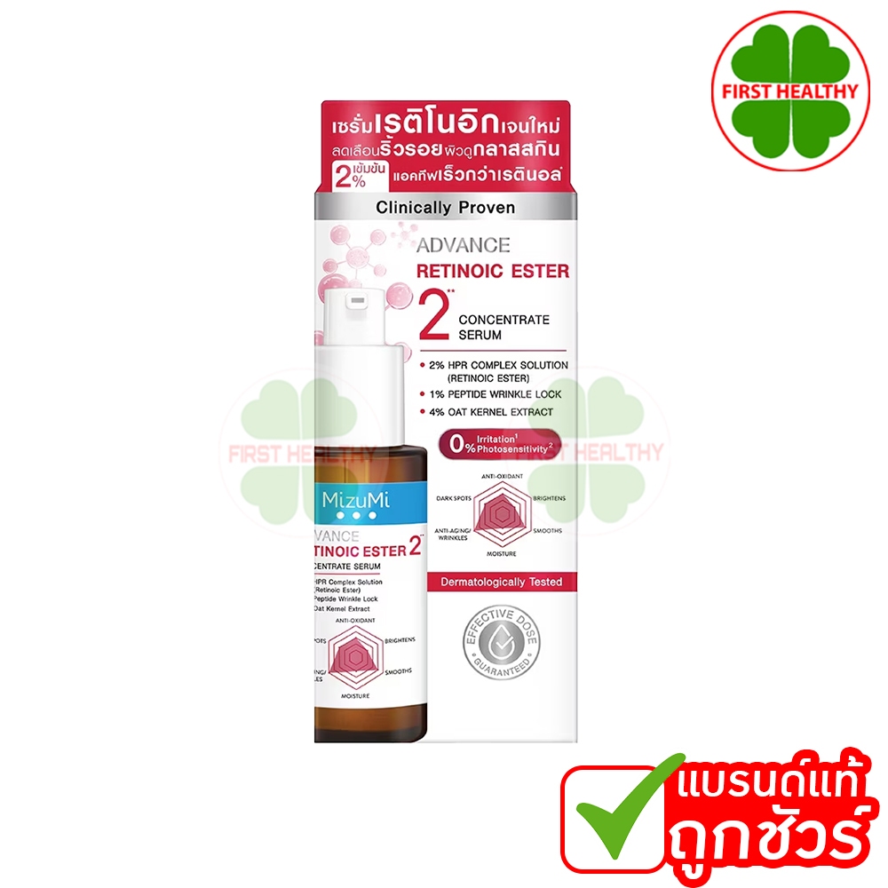 MizuMi Advance Retinoic Ester Serum " มาใหม่ " เรติโนอิก เอสเทอร์ (1 ขวด 30 ml)