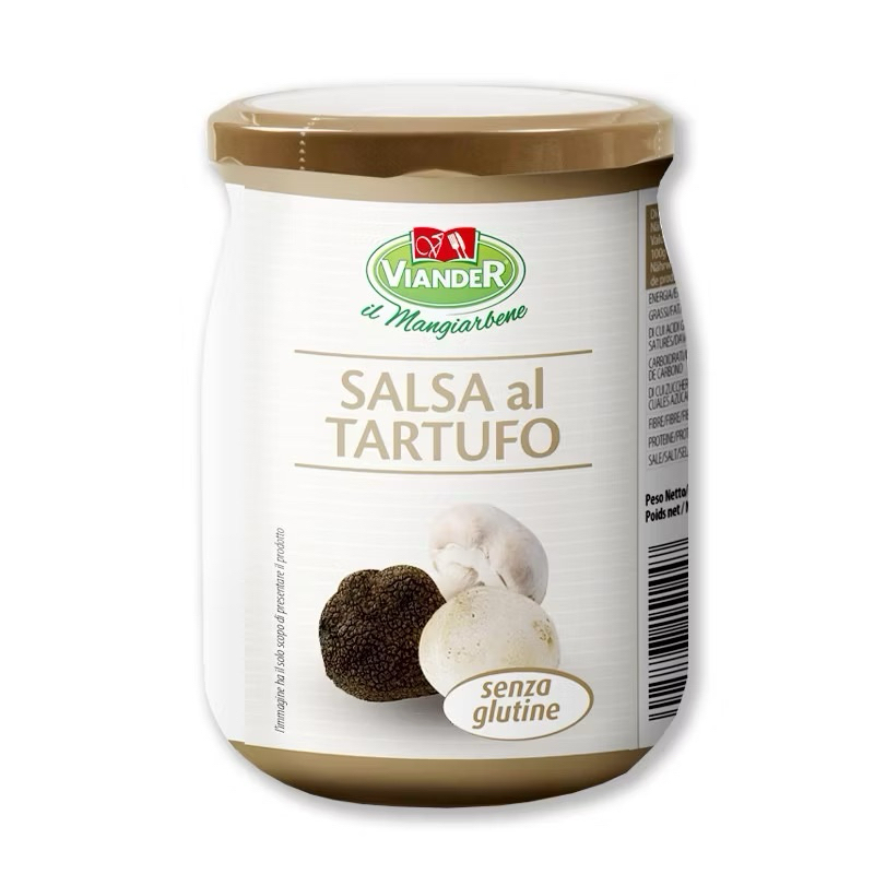 ซอสเห็ดทรัฟเฟิลผสมเห็ดแชมปิญอง 520กรัม Viander Mushroom Truffle&Champignon 520G.