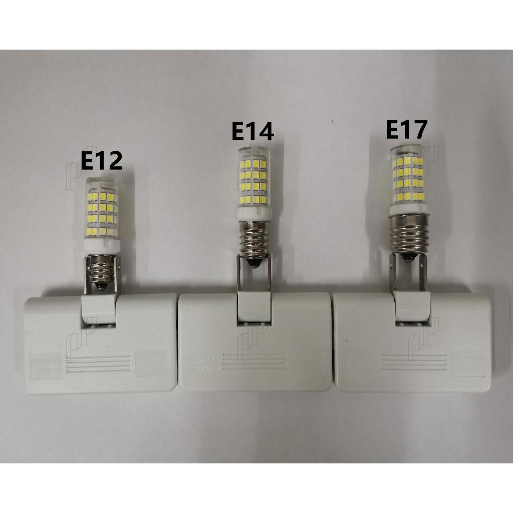 หลอดไฟLED หลอดตู้เย็น หลอดศาลเจ้า 5W ขั้วE12 E14 E17 สีขาว สีวอร์ม วัสดุ เซรามิก พลาสติก กล่องรวมใส่กันได้ทุกรุ่น รูปที่ 4