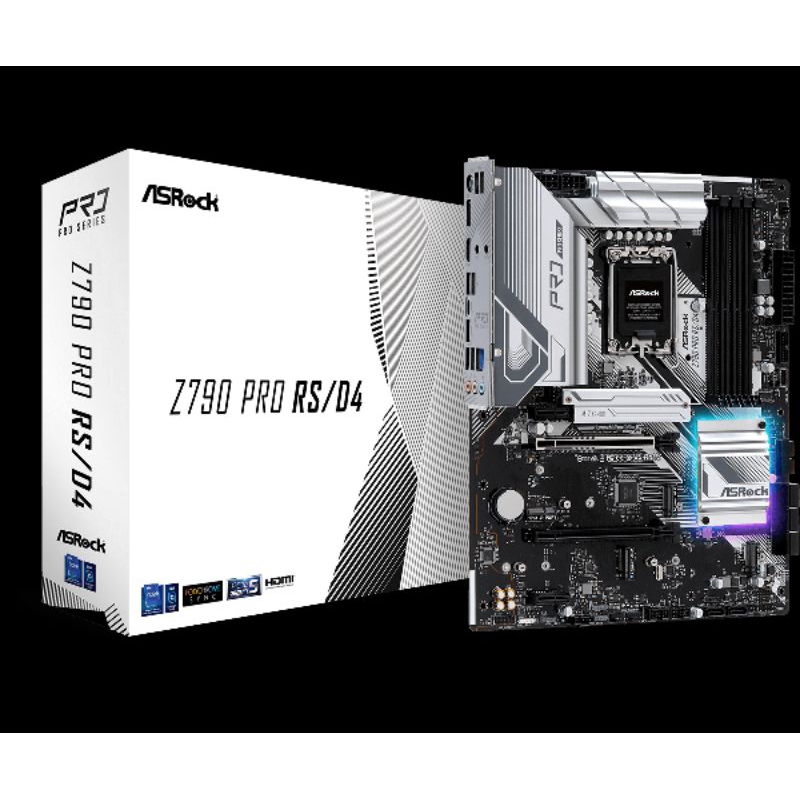 มือ1 ASrock Z790 Pro RS/D4 Intel LGA 1700 motherboard DDR4