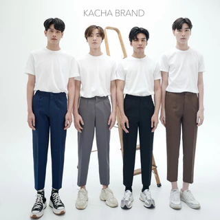 กางเกงสแล็คขาเต่อ สไตล์เกาหลี รวมทุกสี KACHA BRAND
