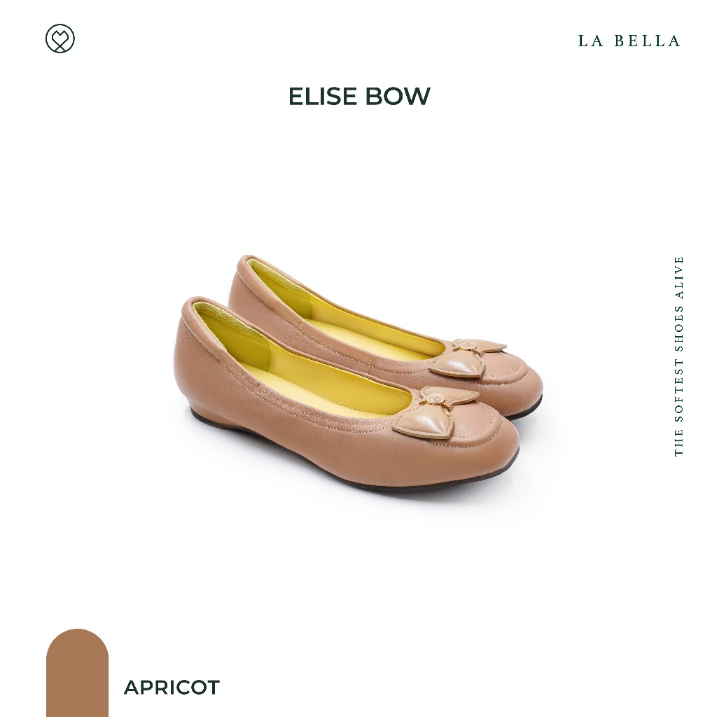LA BELLA รุ่น ELISE BOW - APRICOT