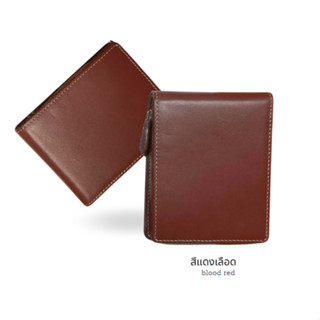 กระเป๋าสตางค์ ใส่เหรียญ ใส่บัตรได้ กระเป๋าหนังวัวแท้