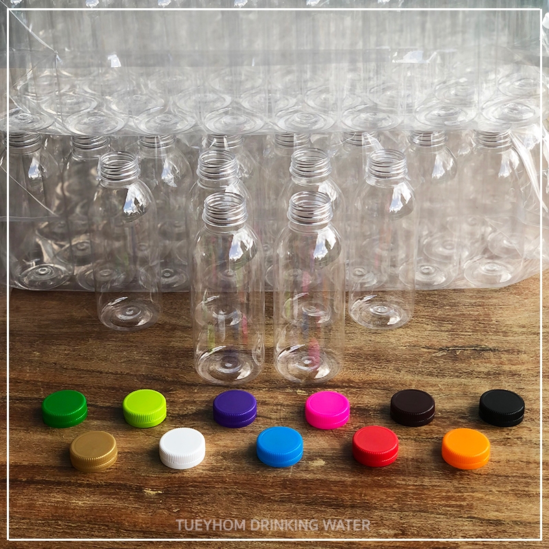 (ชุดเล็ก 20 ใบ) ขวดเปล่าพลาสติก PET ทรงกลม ขนาด 250 ml พร้อมฝา