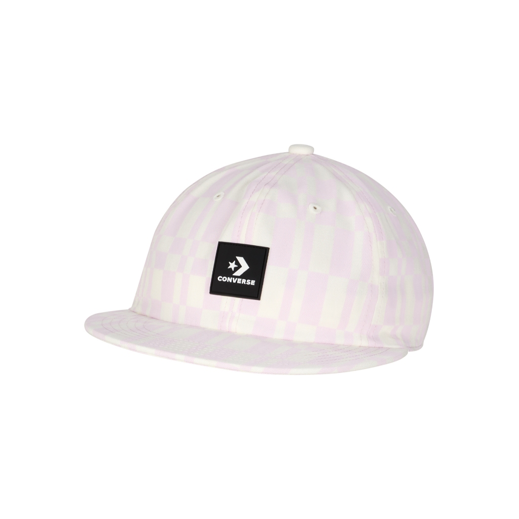 CONVERSE หมวก CHECKERED 6 PANEL BASEBALL CAP PINK UNISEX 1526411BU_U4PIXX