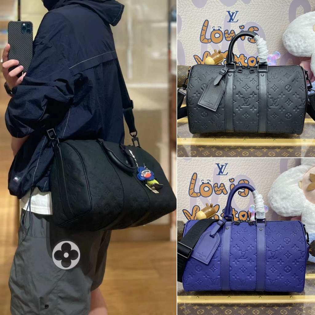 Pre order ราคา10800 LV Keepall Bandoulière กระเป๋าเดินทาง Travel Bag 22765 Size 34*21*16cm