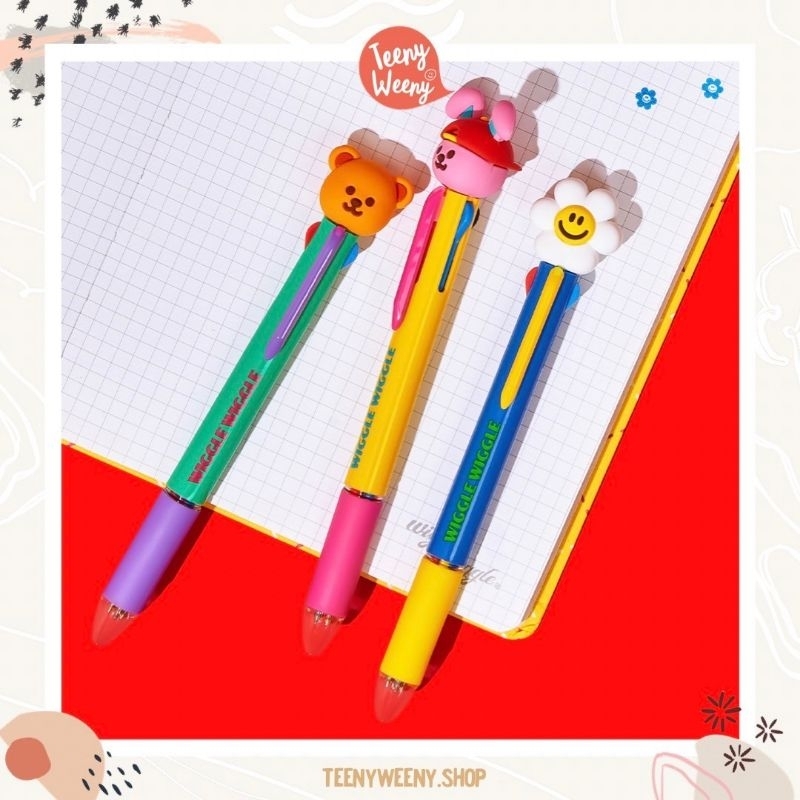 ปากกาลูกลื่น 4สี Wiggle Wiggle 4 Colors Ball Pen
