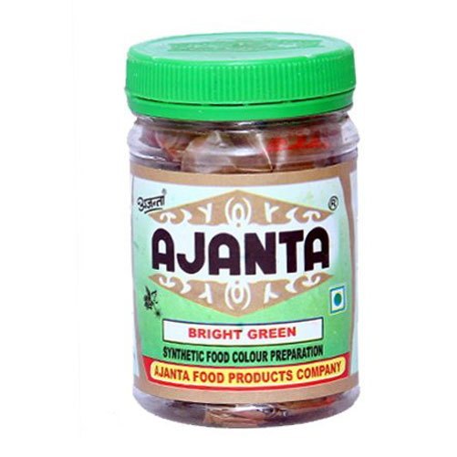 Ajanta Bright Green Food Colour 10g