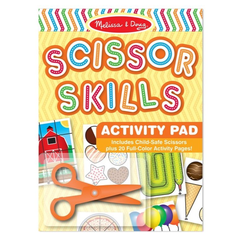 Melissa & Doug ชุดกรรไกรฝึกตัดสำหรับเด็ก Scissors Skills Activity Book เสริมพัฒนาการ 3 ขวบขึ้นไป