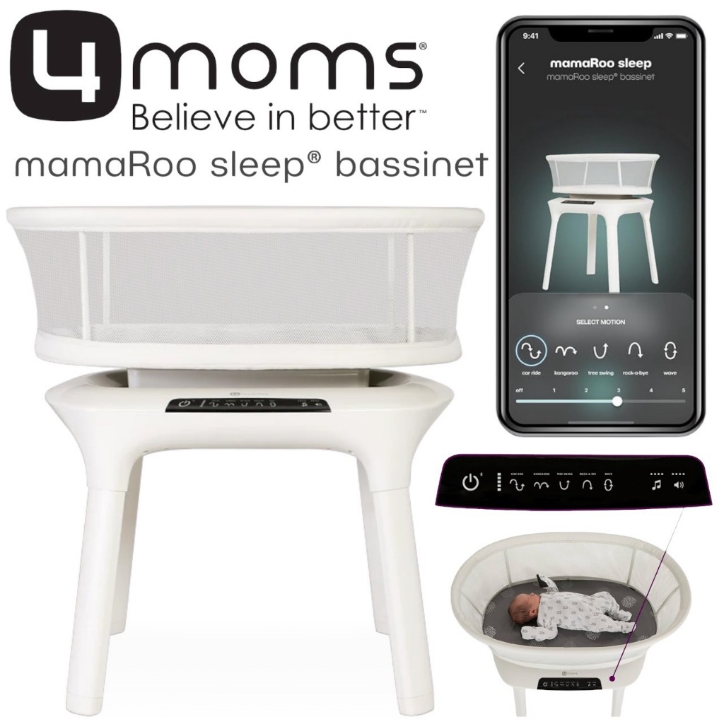 นำเข้า 🇺🇸 เปลเด็กอันดับ1 ในอเมริกา เปลเด็กเสมือนแม่อุ้ม 4moms MamaRoo Sleep Bassinet