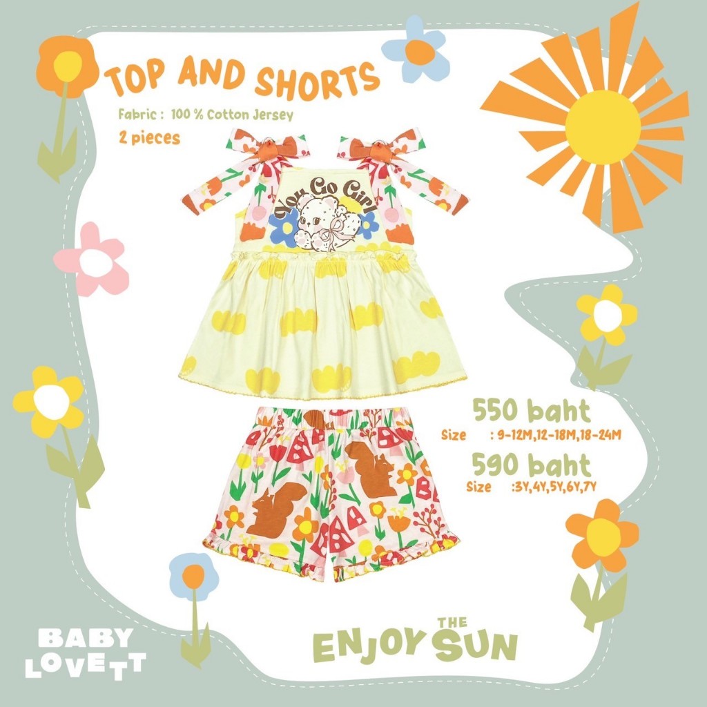 23 Wanderlust - Top and Shorts