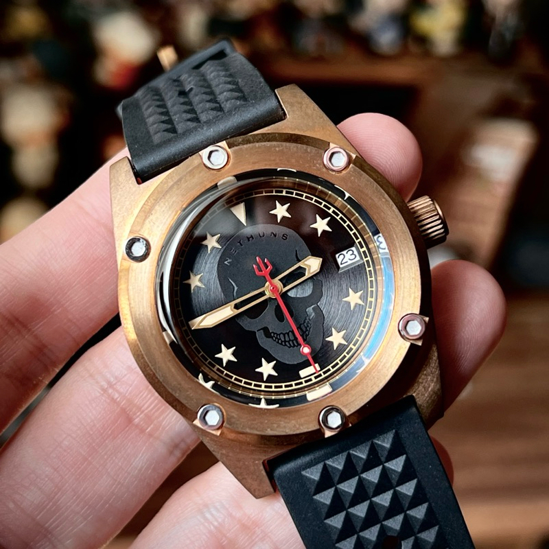 นาฬิกา Nethuns Scuba500 Bronze - SB542 Skull