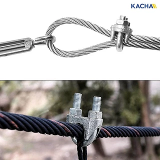 Kacha กิ๊บจับลวดสลิง ขนาด 1/8”(3 มม.) ถึง 3/8”(10 มม.) ราคาโรงงาน คุ้มค่าคุ้มราคา สินค้าคุณภาพ
