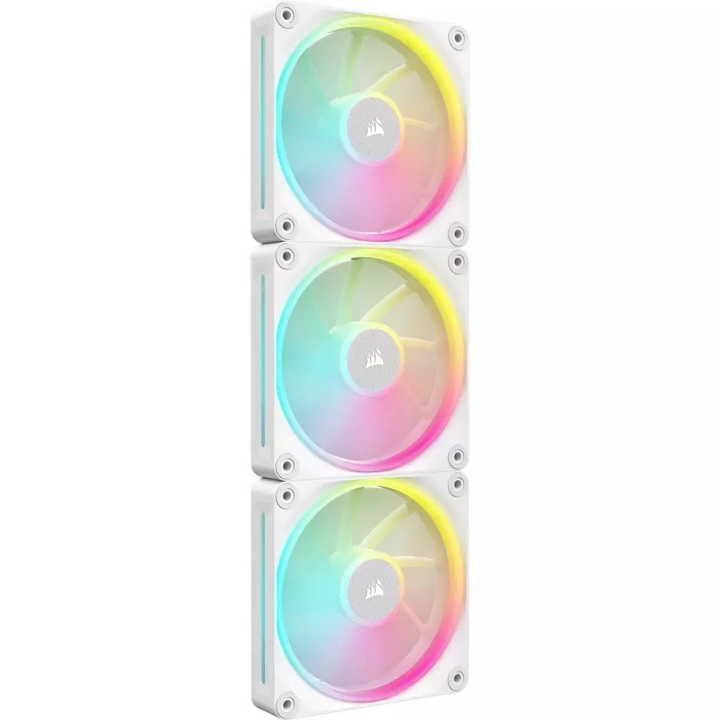 FAN (พัดลม) CORSAIR iCUE LINK LX120 RGB 120mm PWM Fans Starter Kit - White (CO-9051030-WW)