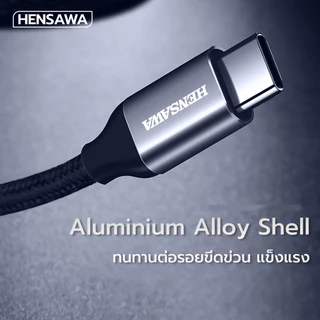 HENSAWA รุ่น AD169 USB C to 3.5mm Headphone Adapter with DAC Chip 16Bit/48KHz Hi-Res Hifi