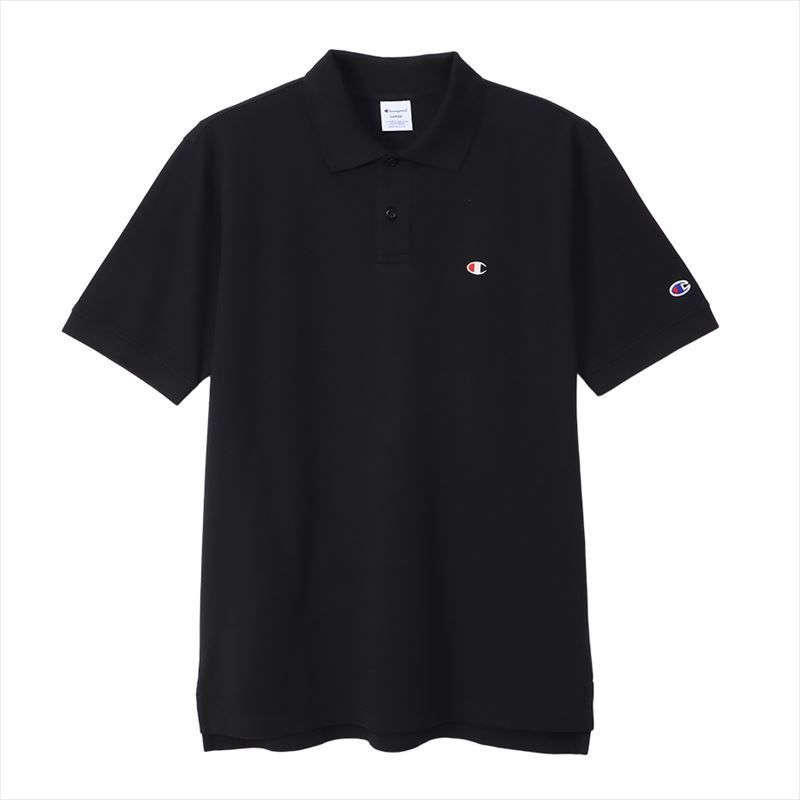 CHAMPION POLO SHIRT-เสื้อโปโลสำหรับผู้ชาย#C3-Z358-090