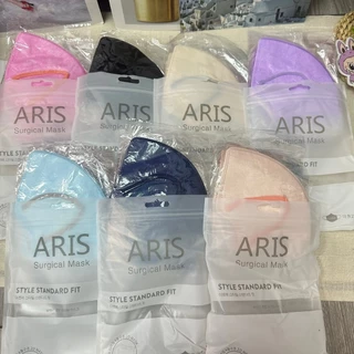 ARIS Mask แมสกันฝุ่น สำหรับผู้ใหญ่ มีลวดให้ ทรงสวย งานหนา4ชั้น 1แพ็คมี10ชิ้น พร้อมส่ง