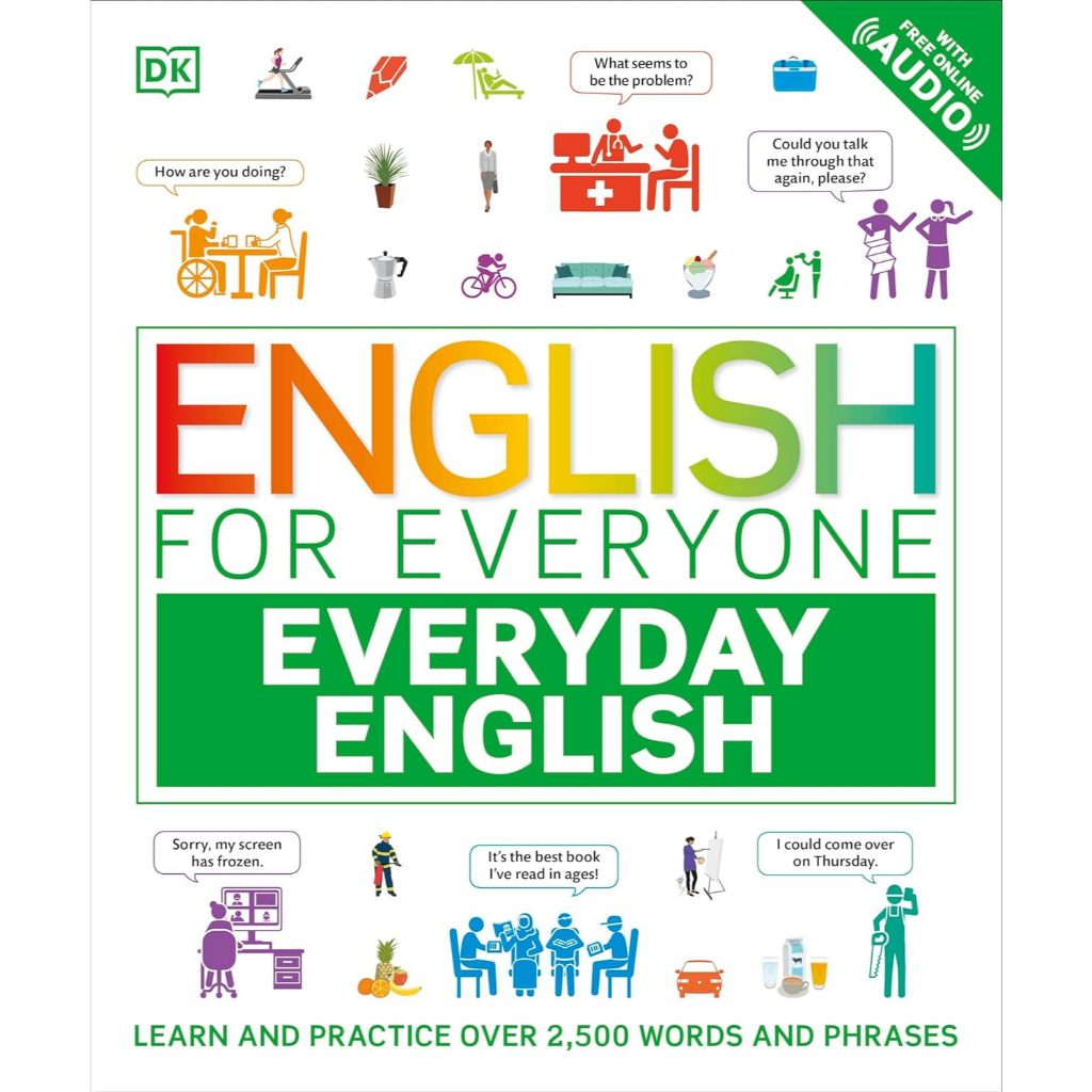 [Chulabook] หนังสือ ENGLISH FOR EVERYONE EVERYDAY ENGLISH: LEARN AND PRACTICE OVER 1,500 WORDS  (9780744084993) c321