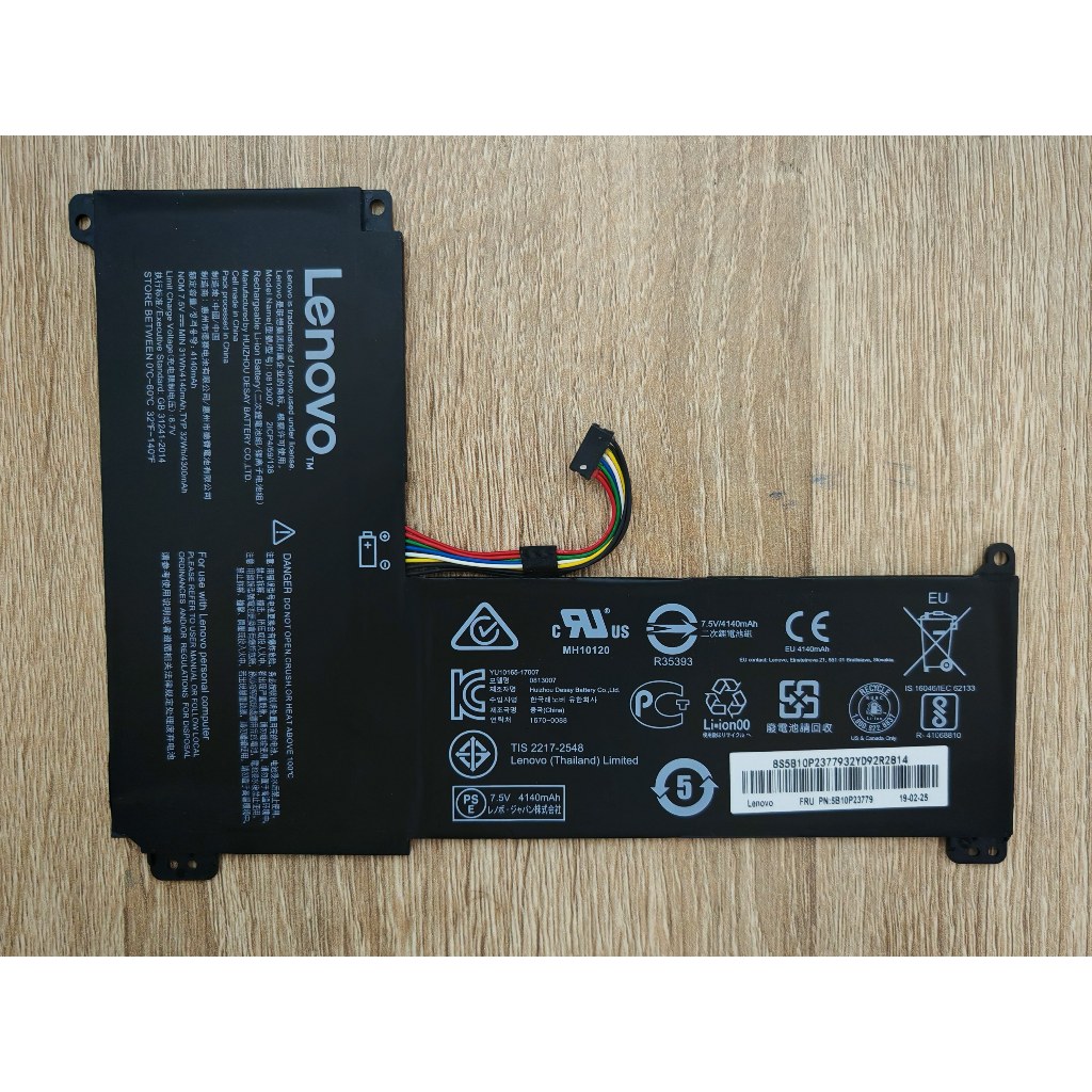 ✨ แบตเตอรี่แท้ Lenovo 0813007 5B10P23779 For LENOVO IdeaPad 120S -14IAP 130S-14IGM 120S-11IAP