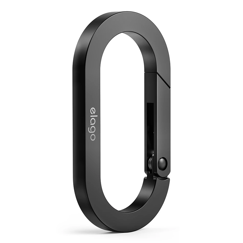 Elago Flat Carabiner 3 Color ห่วงเหล็กแบบแบน คุณภาพสูง ใช้คล้องกุญแจ Airpods กระเป๋า สินค้าพร้อมส่ง