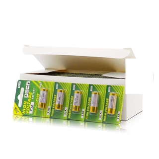 แบตเตอรี่ ALKALINE 12V 23A/27A 1แพ็ค5ก้อน battery 5pcs 12V 23A/27A แบตเตอรี่ประตูม้วน