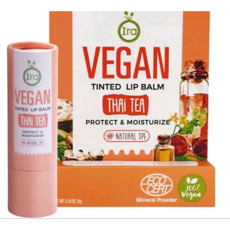 ลิป IRA Lip vegan thai teaลิปบาร์มมีสี
