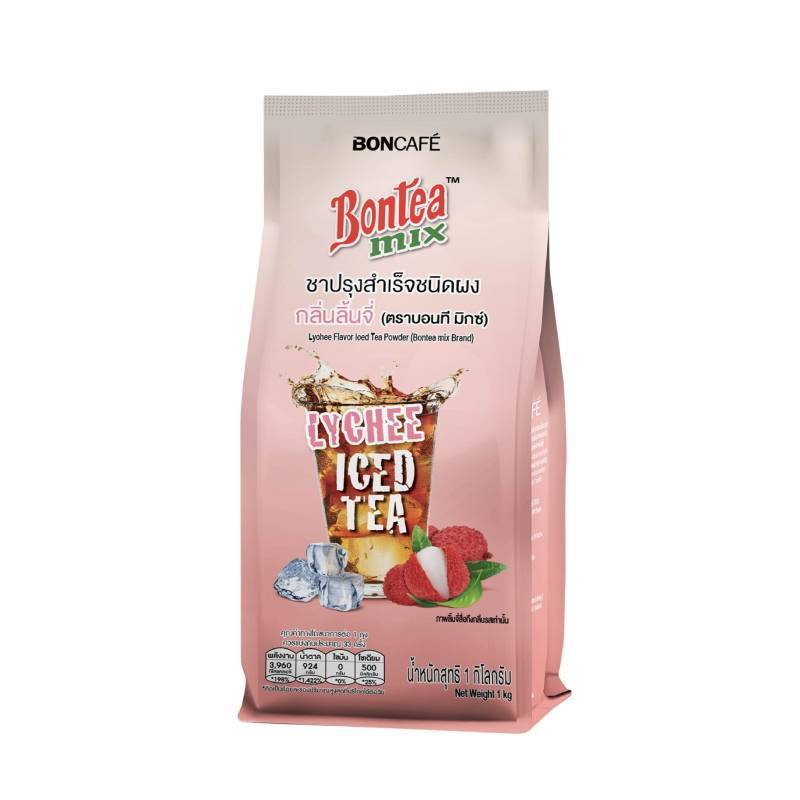 ชาปรุงสำเร็จชนิดผง บอนทีมิกซ์ กลิ่นลิ้นจี่ 1000g. หยกออนไลน์