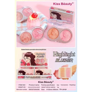 พาเลทไฮไลท์​ บลัชออน Jaded Highlight 2 สี