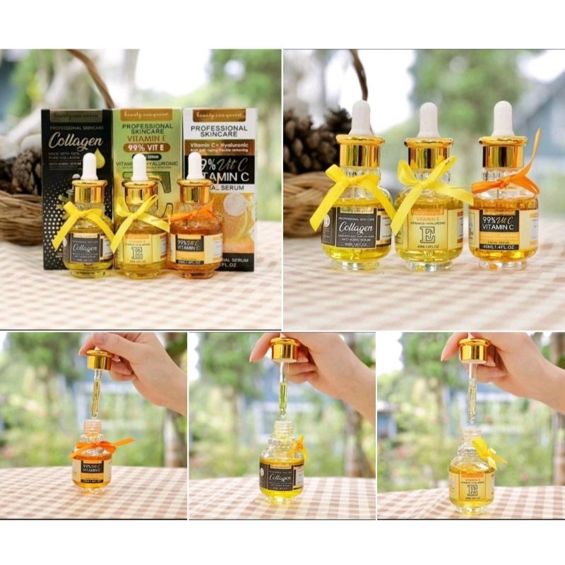 FACIAL SERUMเซรั่มวิตามินซี/วิตามินอี/คอลลาเจนขนาด40ml