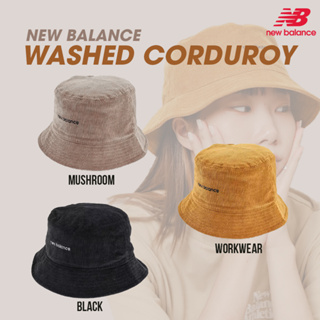 New Balance Collection หมวกบักเก็ต หมวกปีกรอบ NB UX Bucket Hat Washed Corduroy LAH23110 (1300)