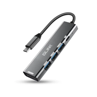 GLINK GL043 TYPE-C 5 in 1 USBx3+PD+HDTV รับประกัน 1 ปี