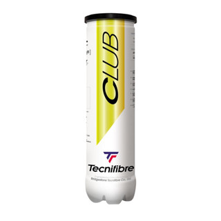 Tecnifibre ลูกเทนนิส Tecnifibre Club 4 Tennis Balls (กระป๋อง 4 ลูก)