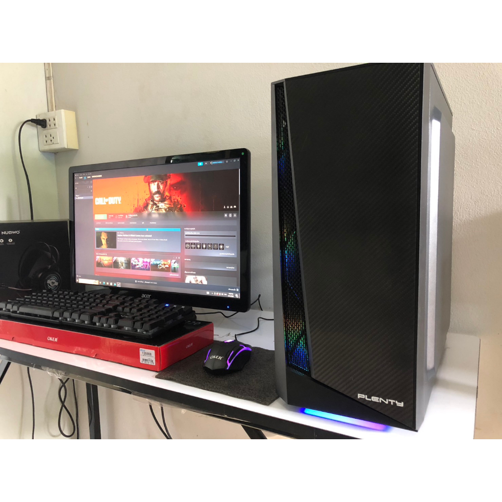 คอมพิวเตอร์ CPU I5 + RAM 8 +SSD 240GB RX 570 4GB + CASE RGB ลื่นๆแรงๆ เล่นทุกได้เกมส์บนโลก