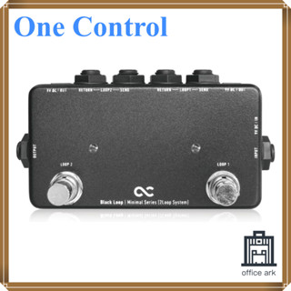 One Contro Minimal Series Effector Switcher 2Loop พร้อม 2DC OUT Black Loop [ส่งตรงจากญี่ปุ่น]