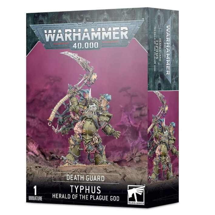 [GW พร้อมส่ง] WARHAMMER 40K: DEATH GUARD: TYPHUS HERALD OF THE PLAGUE GOD โมเดลเกมสนามจำลอง