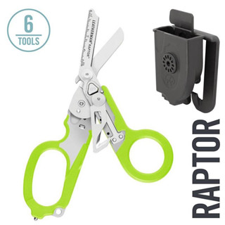 Leatherman Raptor Rescue #Green กรรไกรอเนกประสงค์ พร้อมเครื่องมือสำคัญ 6 ชิ้น