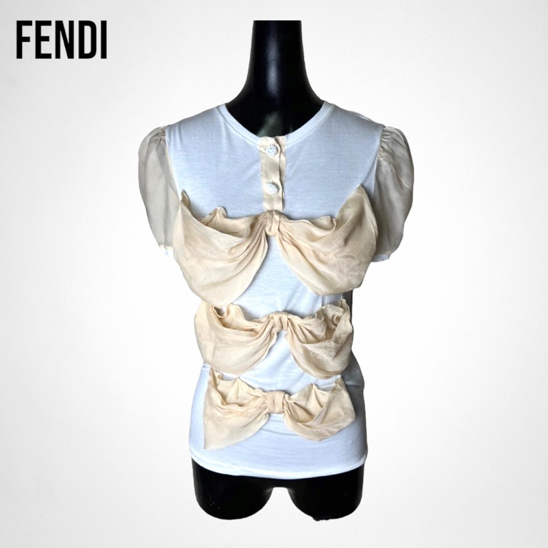 ❤️Findi Vintage White T-Shirt เสื้อยืดแขนสั้นคอกลมงานเก่า