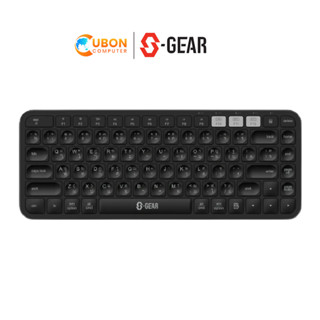 SGEAR KBH701 KEYBOARD MULTIDEVICE BLUETOOTH (TH/EN) ประกันศูนย์ SGEAR 2 ปี (BLACK)