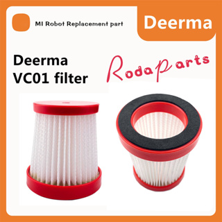 สำหรับ Xiaomi Deerma VC01อุปกรณ์เสริมตัวกรองบ้านมือถือเครื่องดูดฝุ่นหุ่นยนต์ซักผ้าฝุ่น HEPA อะไหล่