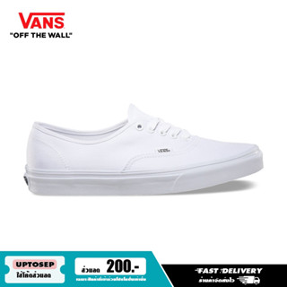 VANS รองเท้า Authentic - True White [VN000EE3W00] (Core Classic)