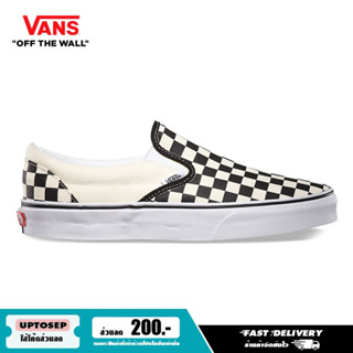 **แท้ 100%** รองเท้า Vans Classic Slip-On - Black And White Checker/White [VN000EYEBWW] (Core Classic)