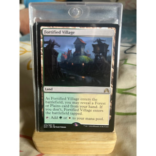 การ์ด MTG Fortified Village Land Magic the Gathering EDH รุ่น SOI สภาพ Nm