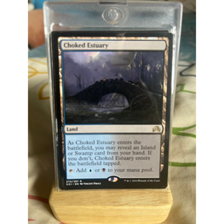 การ์ด MTG Choked Estuary Land Magic the Gathering EDH รุ่น SOI สภาพ Nm