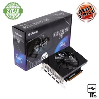 VGA ASROCK INTEL ARC A380 CHALLENGER ITX OC - 6GB GDDR6 ประกัน 2Y การ์ดจอ กราฟิกการ์ด