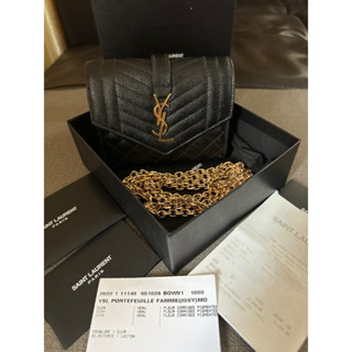 Ysl Trifold short wallet Ghw