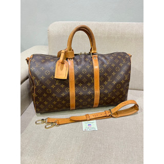 🌸Louis Vuitton Keepall Bandoulière 45 Dc.93 รุ่นมีสาย ⭐️ พร้อมส่งค่ะ ⭐️  ของแท้💯%