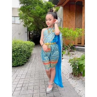 ชุดไทยสไบลูกไม้โจงพิมทอง 🎗️