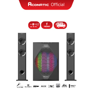 [ใหม่ล่าสุด] Aconatic ลำโพง Mini Home Theater รุ่น AN-SP352 (15Wx2 + 30W)  ลำโพงด้านข้างสามารถนำมาต่อกันเป็น Sound bar ได้  รับประกัน 1 ปี