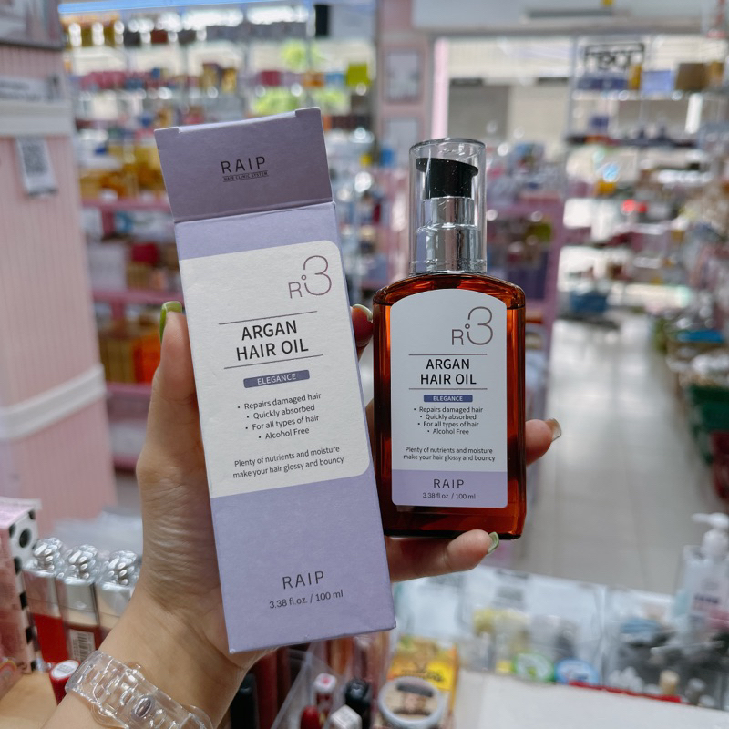 ส่งฟรี💓 Raip R3 Argan Hair Oil 100ml